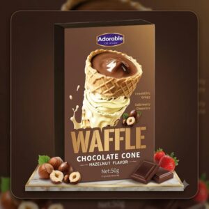 Crispy Chocolate Wafer Cone 50g